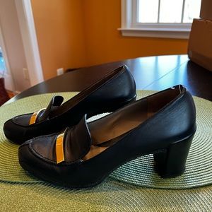 Roberto Del Carlo loafer heels…size 9 / European size 40